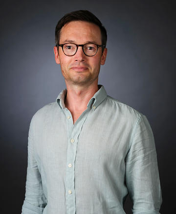 Staff photo of Mathew Norman, Research Fellow on the 20th-century British Drawings project at the Ashmolean