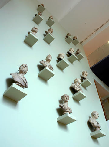 Chantrey Wall 18th-century busts Chantrey Wall 18th-century busts