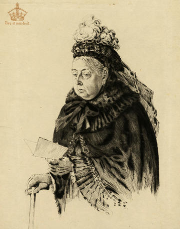 Queen Victoria's portrait