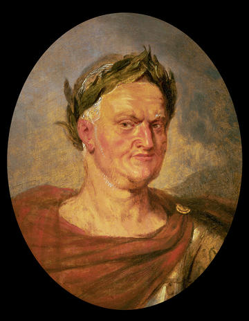 The Emperor Vespasian bust painting by Peter Paul Rubens (1577 to 1640)