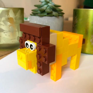 Lego lion by Twitter user helen_ward