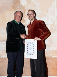 Lord Lupton and Ed Behrens of Apollo Magazine