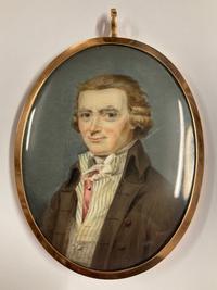 18th century miniature portrait, possibly of Charles Macklin; WA1936.133 WA1936.133, Miniature portrait, possibly of Charles Macklin, 18th Century