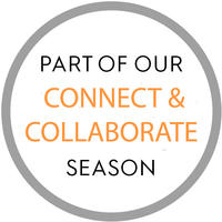 Connect & Collaborate Season round icon with orange highlight colour