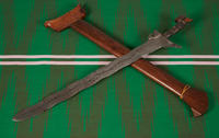 Objects including a sword in the Pio Abad Ashmolean Now exhibition A highly decorated kris sword from the Philippines, donated in 1911to the Pitt Rivers Museum, University of Oxford