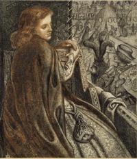 WA1953.123 JE Millais A Lady at a Tournament 1857 © Ashmolean Museum John Everett Millais, A Lady at a Tournament, 1857