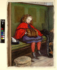 John Everett Millais, 'My Second Sermon', watercolour, 1864; Victoria and Albert Museum; Public Domain