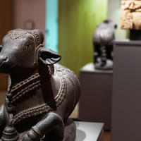ashmolean india gallery nandi statue 
